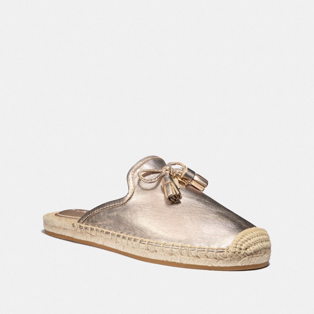 COACH®,CASSIDY ESPADRILLE,CHAMPAGNE,Front View