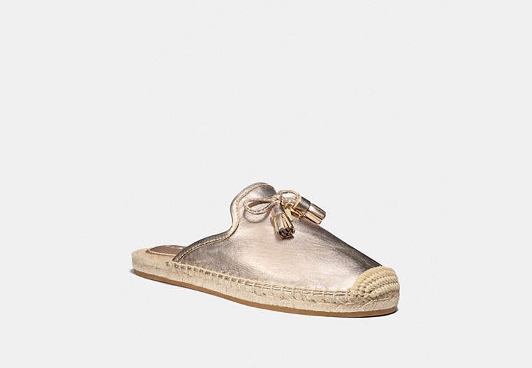 COACH®,CASSIDY ESPADRILLE,CHAMPAGNE,Front View