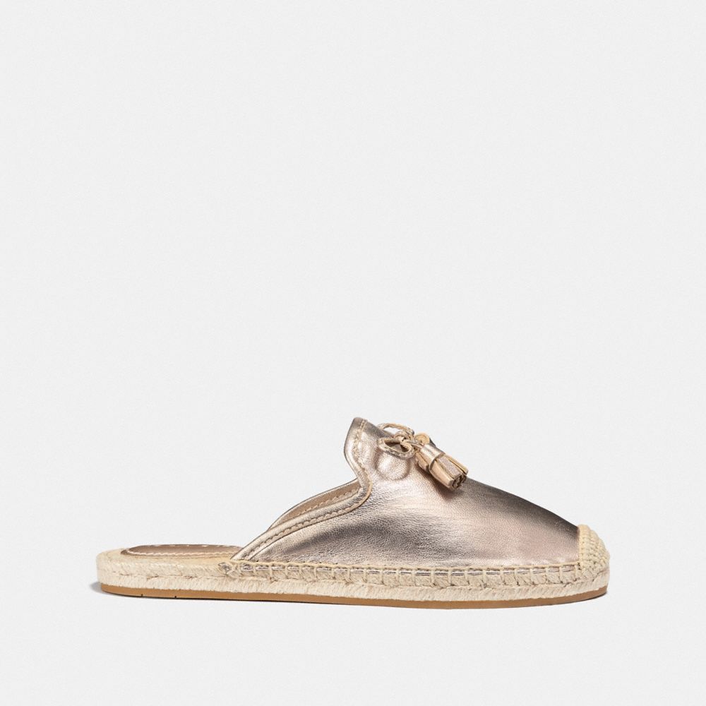 COACH®,CASSIDY ESPADRILLE,CHAMPAGNE,Angle View