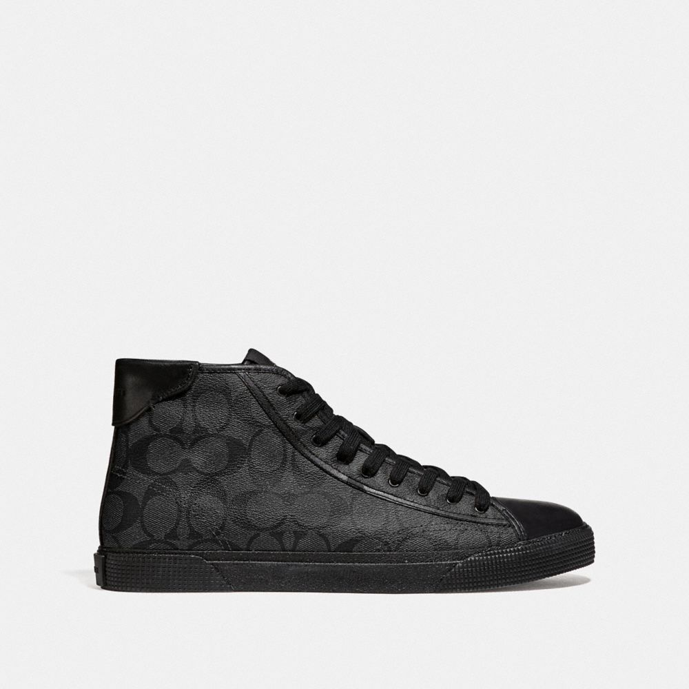 COACH®,C207 High Top Sneaker,,Angle View