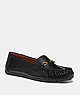 COACH®,MAVIS LOAFER,Leather,Black,Front View