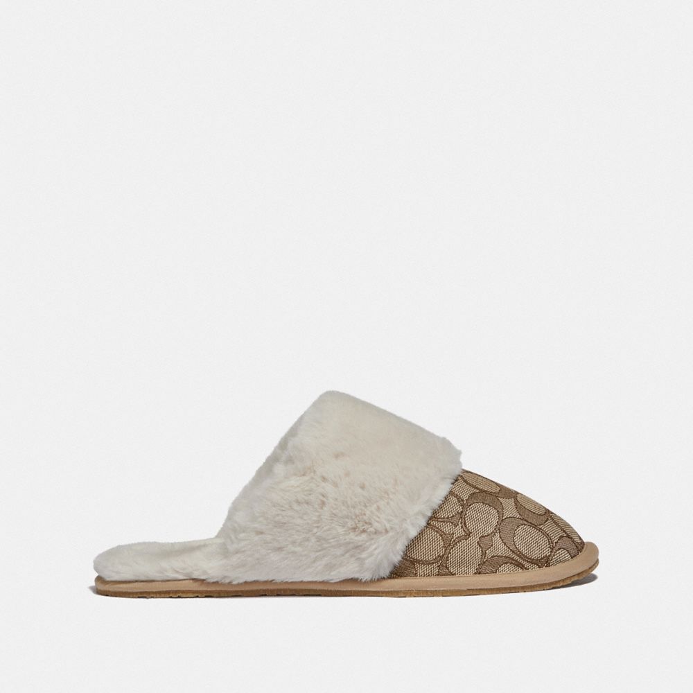 COACH®  Ziva Slipper In Signature Jacquard