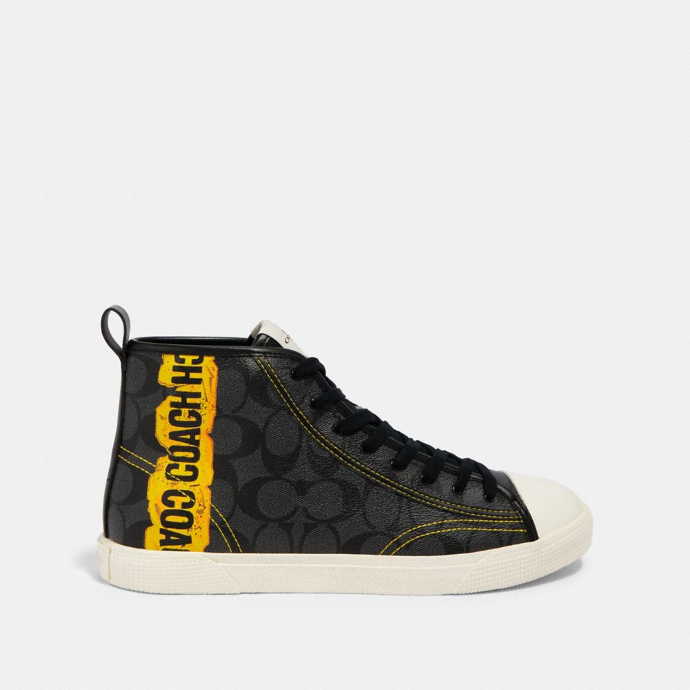 COACH® Outlet | C207 High Top Sneaker With Horse And