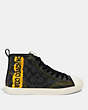 C207 High Top Sneaker With Horse And Carriage Print