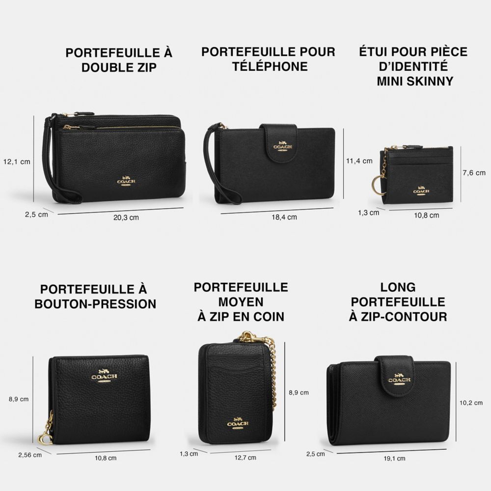 COACH®,PORTEFEUILLE DOUBLE À ZIP EN TOILE SIGNATURE AVEC IMPRIMÉ CERISE,Tissu en toile exclusif,Or/Havane multi,Collection