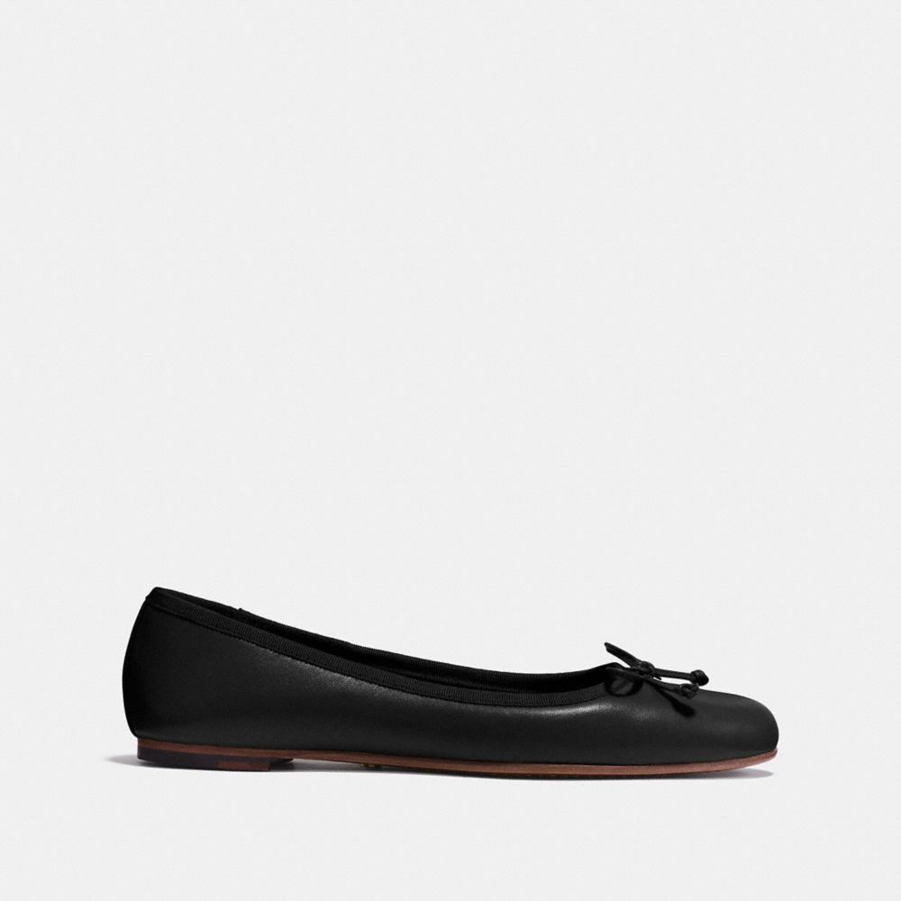 Coach black sale ballet flats