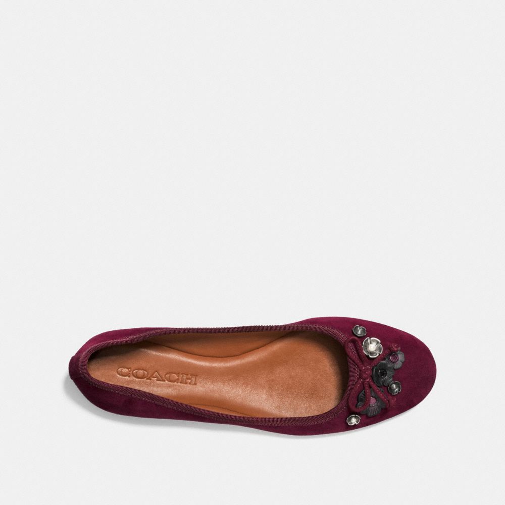 COACH®,Tea Rose Lola Ballet,,Inside View,Top View