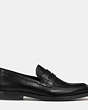 COACH®,ALLEN PENNY LOAFER,Leather,Black,Angle View