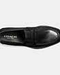 COACH®,ALLEN PENNY LOAFER,Leather,Black,Inside View,Top View