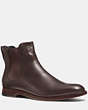 COACH®,ARNOLD CHELSEA BOOT,Leather,Dark Brown,Front View
