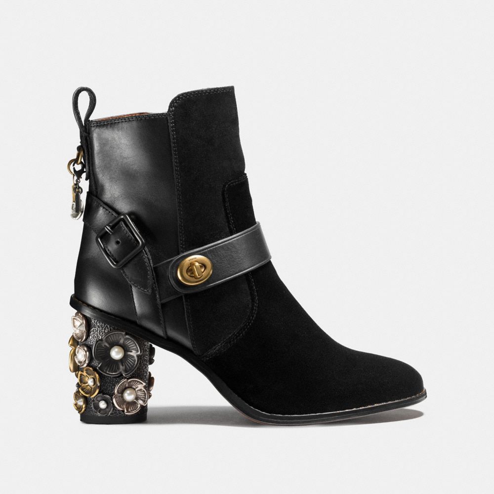 Coach moto bootie discount heel