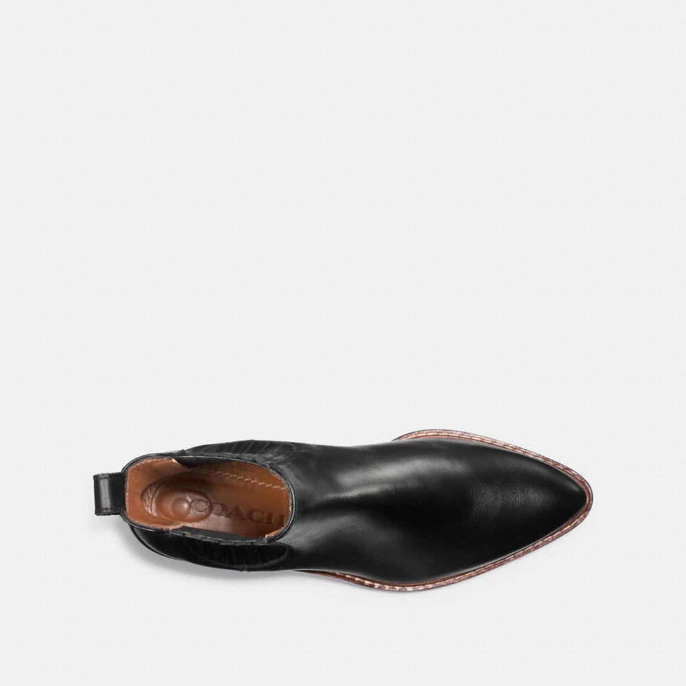 COACH®,Bowery Chelsea Boot,,Inside View,Top View