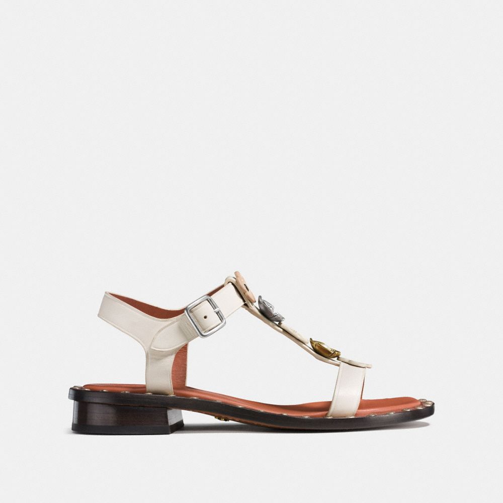 Tea Rose T Strap Sandal