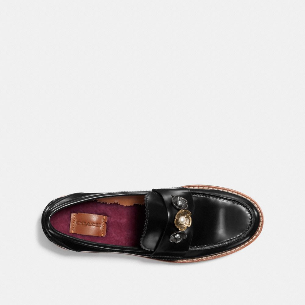 COACH®,Lenox Loafer,,Inside View,Top View