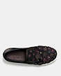 COACH®,C115 SLIP ON,Leather,Black,Inside View,Top View