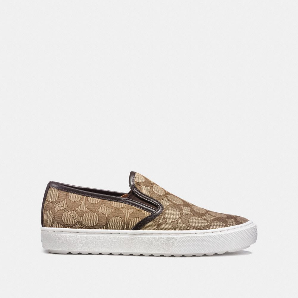 Pimfylm Coach Sneakers For Women Women's Classic Slip-On