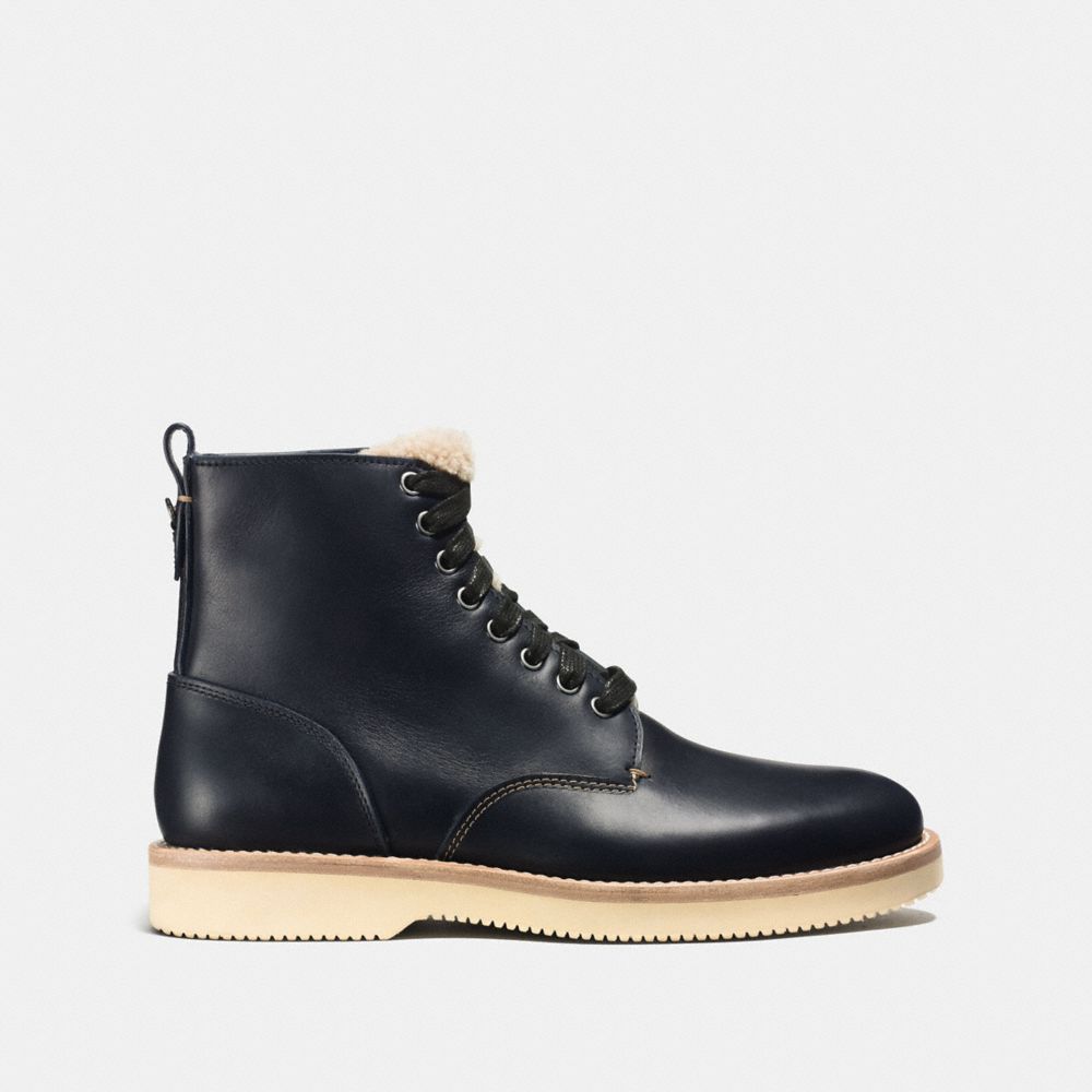 Derby Boot With Shearling