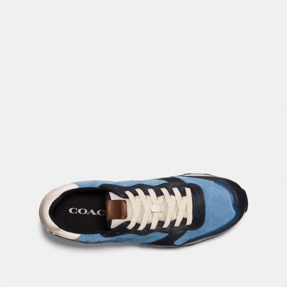 COACH®,C118 In Hairy Suede And Leather,,Inside View,Top View