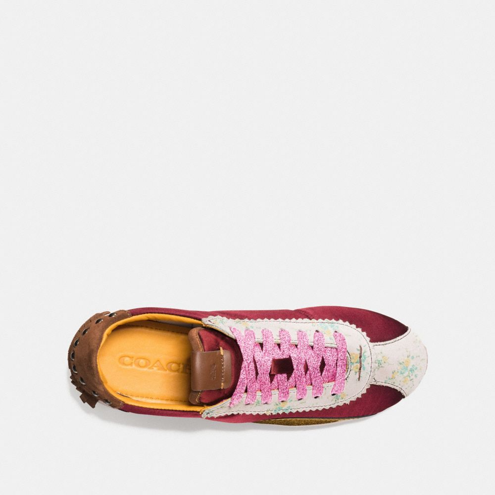 C122 With Printed Suede And Fringe