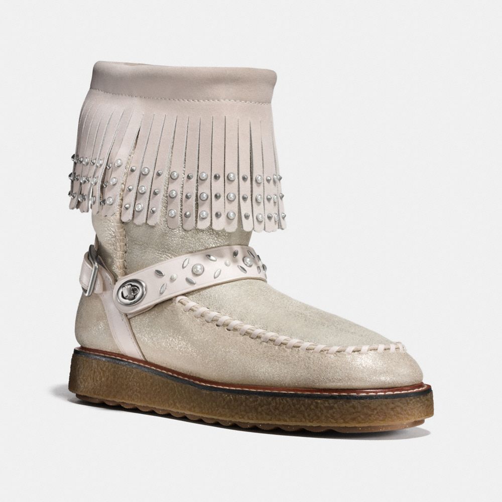 Coach clearance fringe boot