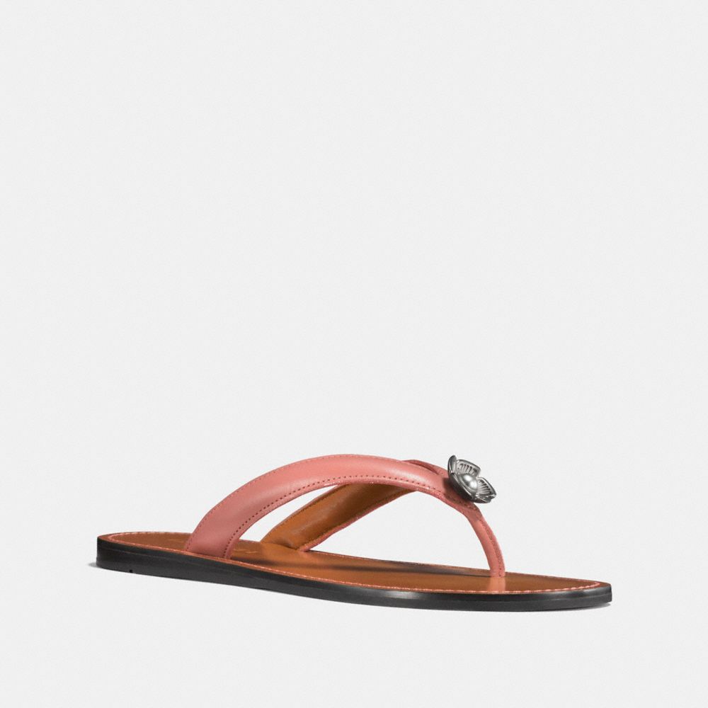 Coach rubber flip discount flops