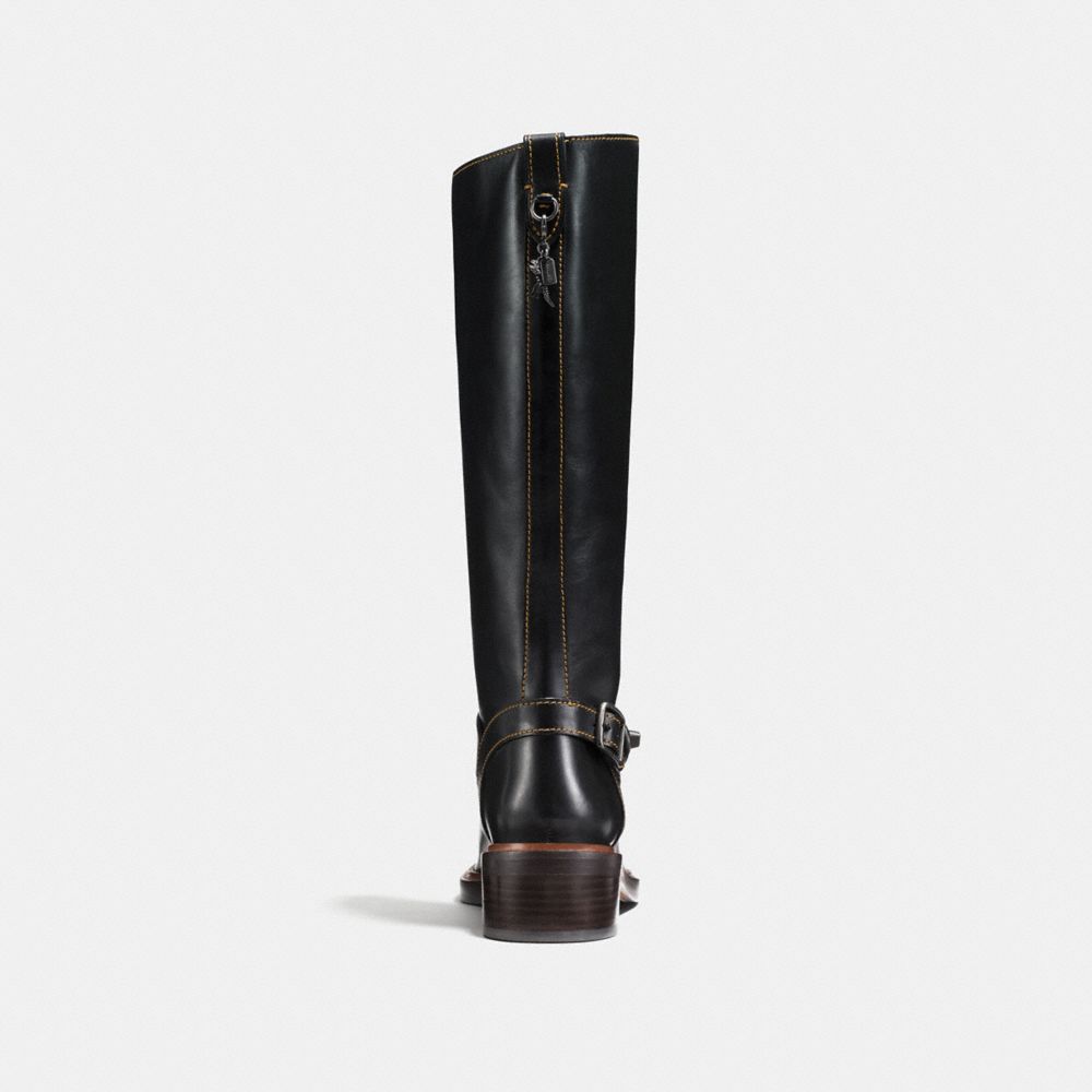 COACH®,SUTTON BOOT,Leather,Black,Alternate View