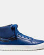 COACH®,C202 SNEAKER,Leather,NAVY/MARINE TIGER,Angle View