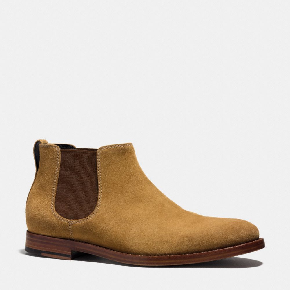 COACH®,ARNOLD LO CHELSEA BOOT,n/a,CARAMEL,Front View