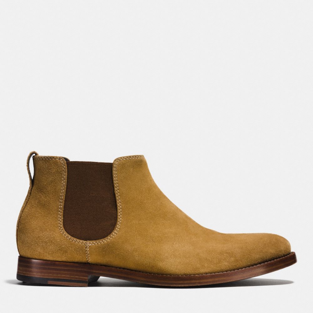 COACH®,ARNOLD LO CHELSEA BOOT,n/a,CARAMEL,Angle View