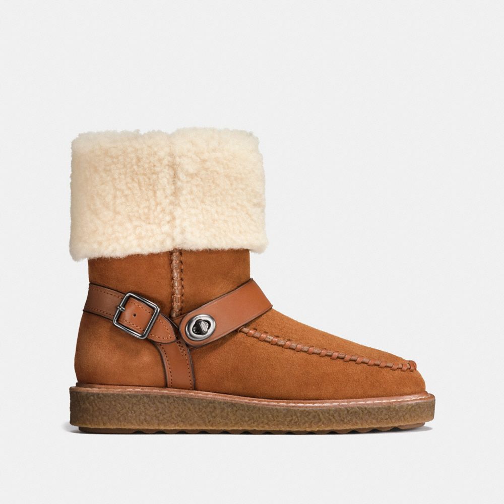 Coach shearling clearance boots