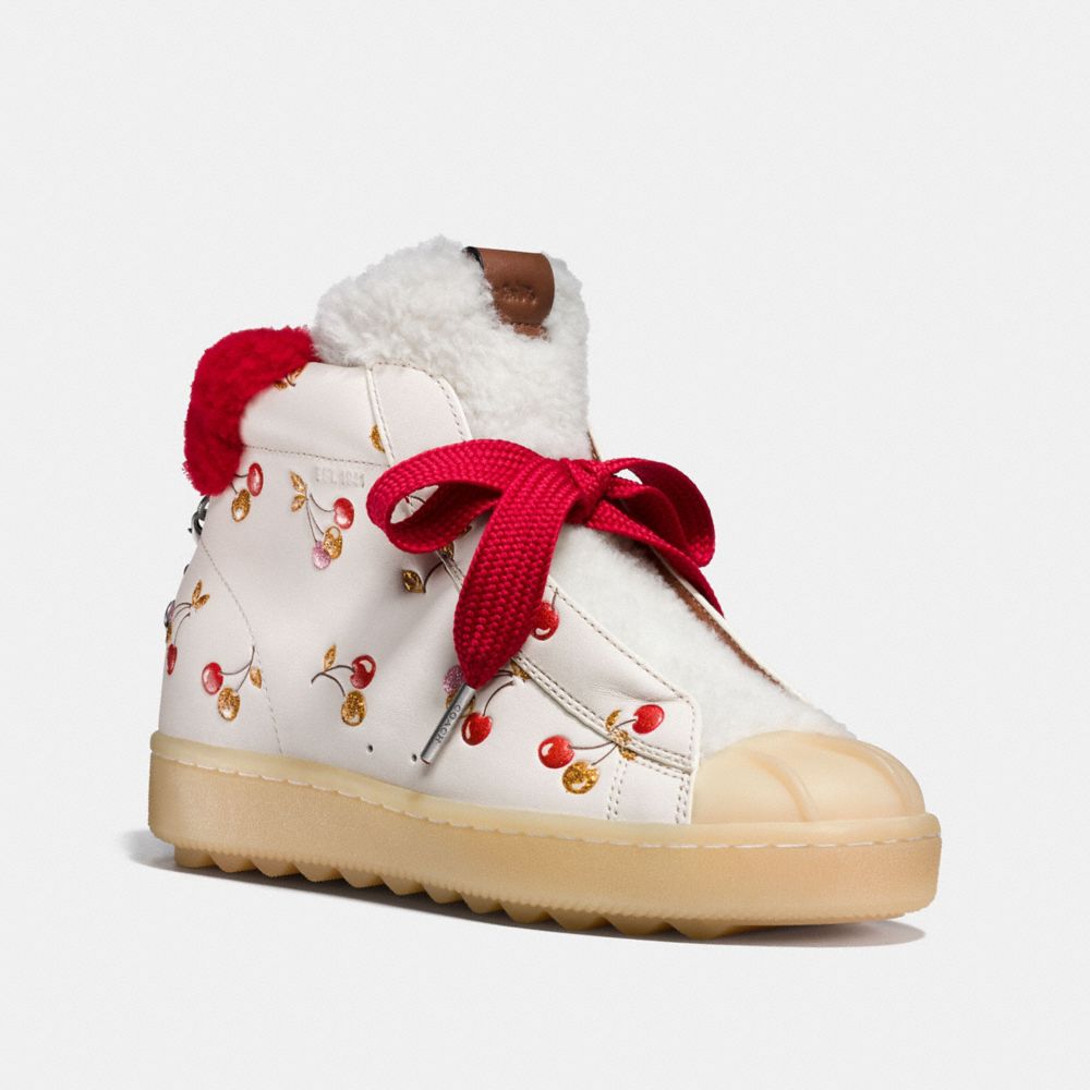 High Top Hiker In Cherry Print | COACH®