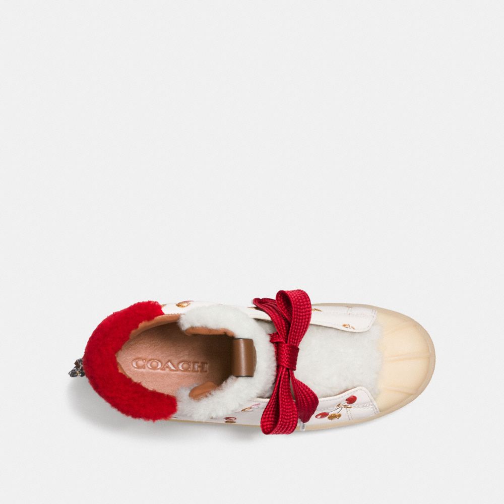 COACH® | High Top Hiker In Cherry Print