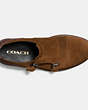 COACH®,BLEECKER DOUBLE MONK SHOE,Leather,TOFFEE,Inside View,Top View