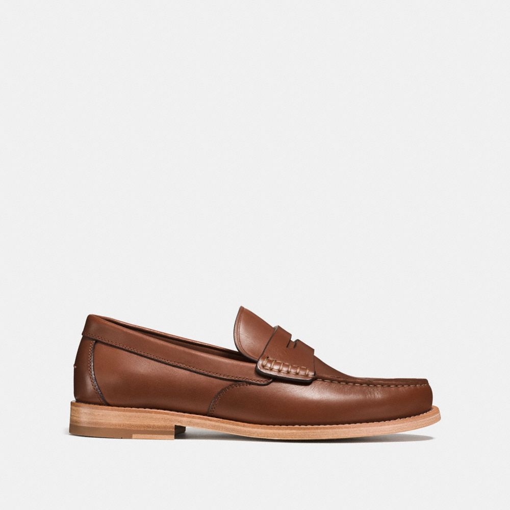 Men's coach hot sale penny loafers