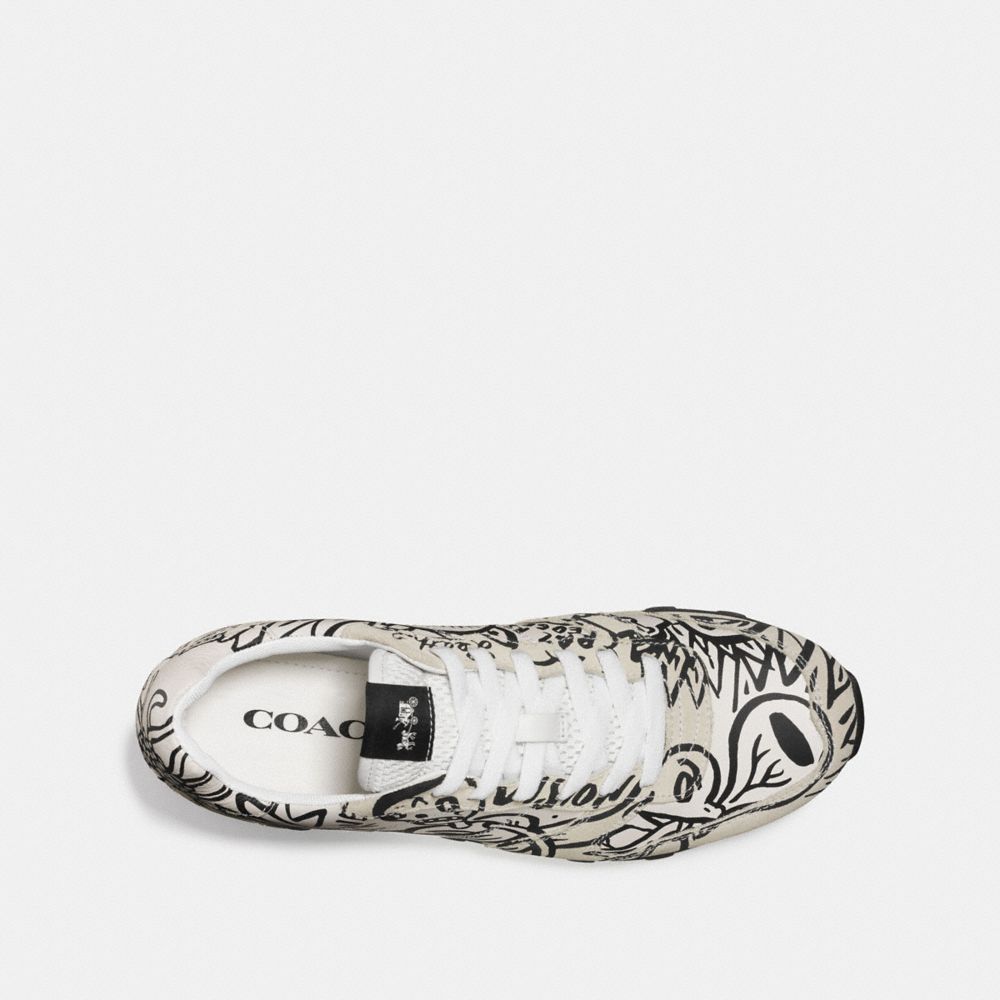 COACH®,C118 In Printed Leather,,Inside View,Top View