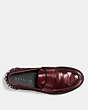 COACH®,STUDDED LOAFER,Leather,CARDINAL,Inside View,Top View