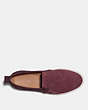 COACH®,C115 SLIP ON,Leather,Oxblood Wine,Inside View,Top View