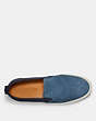COACH®,C115 SLIP ON,Leather,Dusk/Midnight Navy,Inside View,Top View