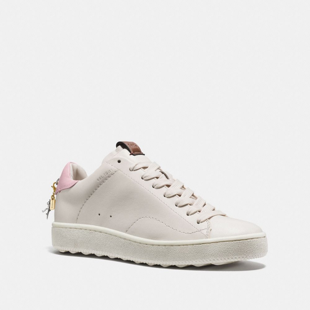 Coach c101 low store top sneaker pink