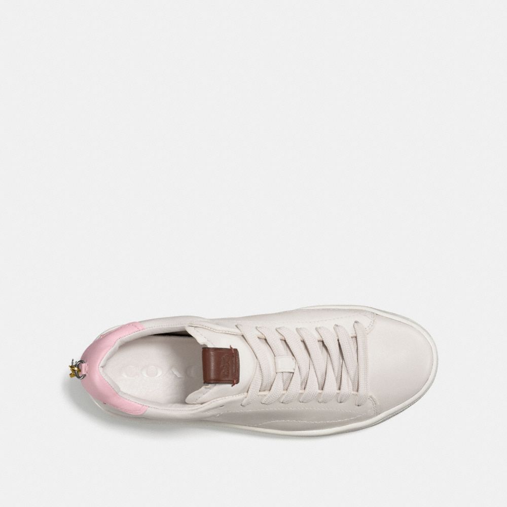 Coach c101 low store top sneaker pink