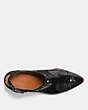COACH®,WESTERN MULE WITH PRAIRIE RIVETS,Leather,Black,Inside View,Top View