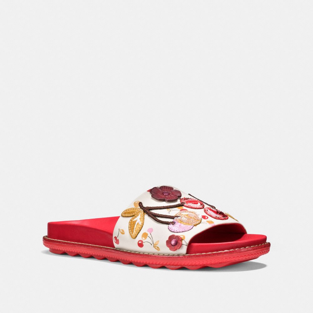 COACH Sport Slide With Cherry Patches