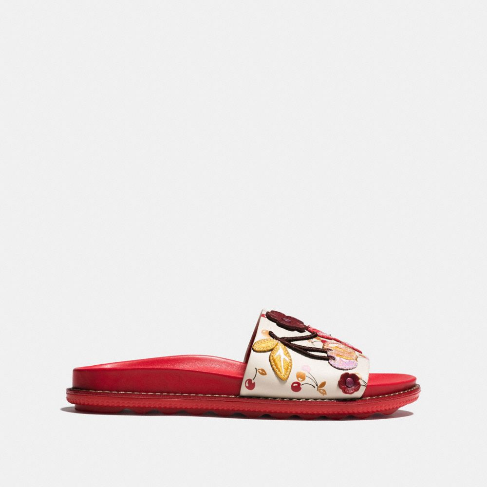 COACH Sport Slide With Cherry Patches