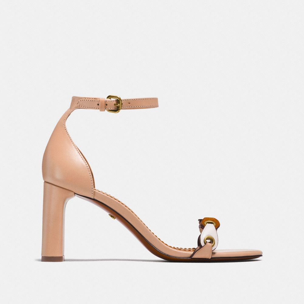 COACH Heel Sandal With Coach Link