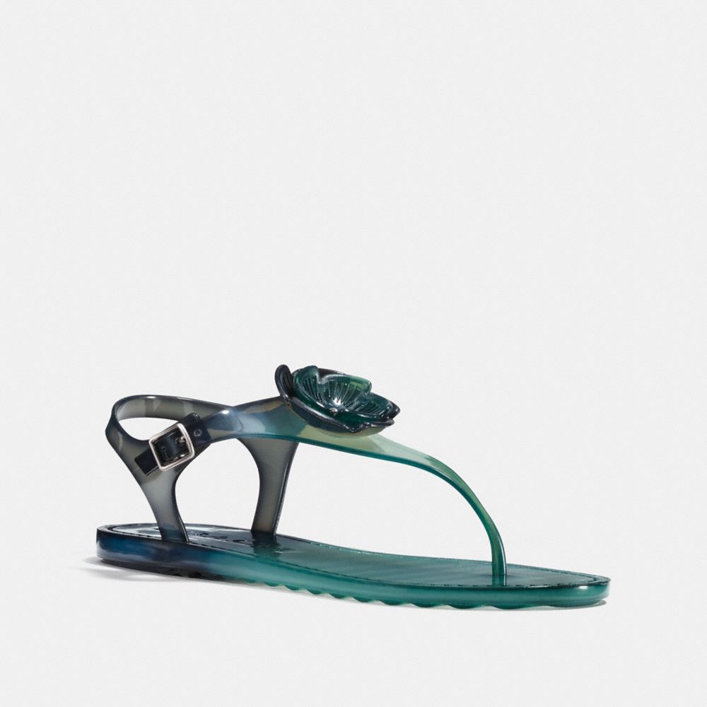 Tea Rose Jelly Sandal COACH