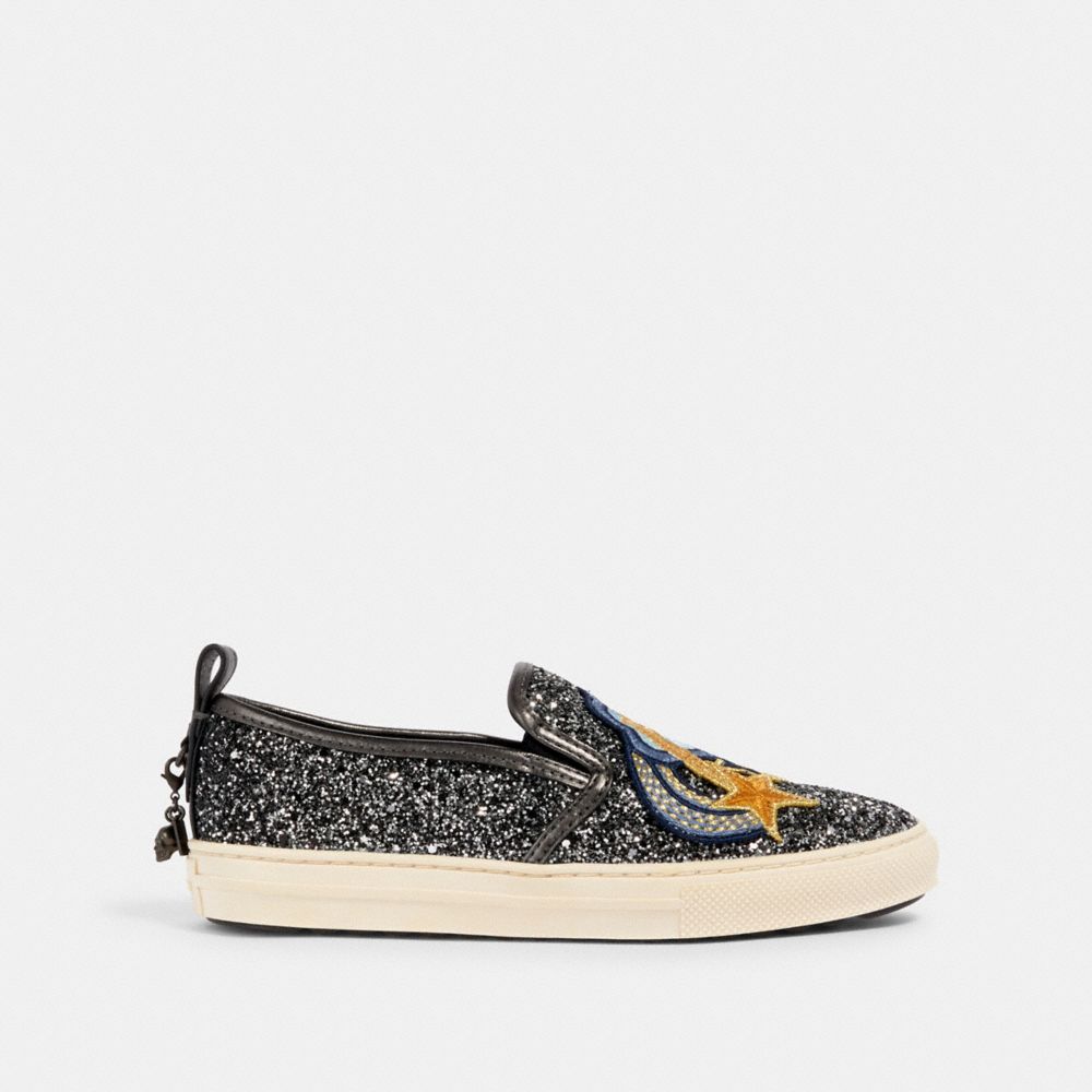 COACH Outlet C115 Slip On Sneaker With Shooting Star Patches