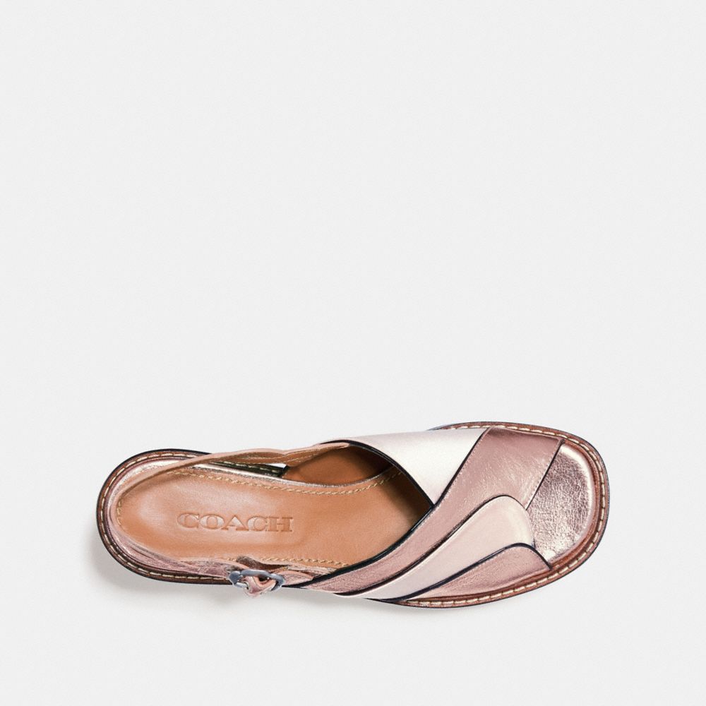 COACH®,Platform Sandal,,Inside View,Top View