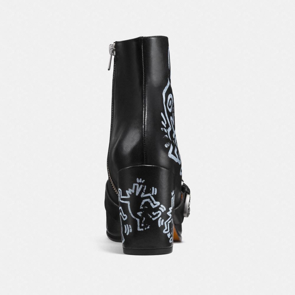 Coach X Keith Haring Western Moto Bootie
