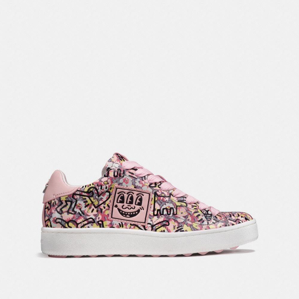 Coach c101 low top sneaker clearance pink