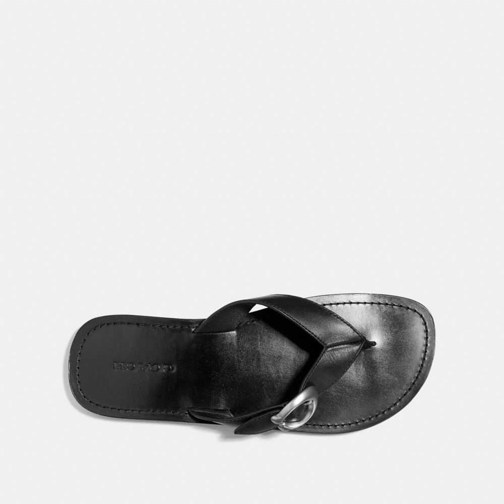COACH®,Signature Buckle Flip Flop,,Inside View,Top View